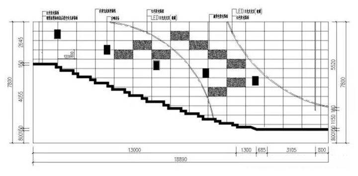 順德宏晟國際影城側墻設計圖2