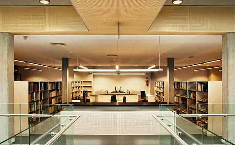 河北保定圖書(shū)館穿孔吸音板聲學(xué)工程